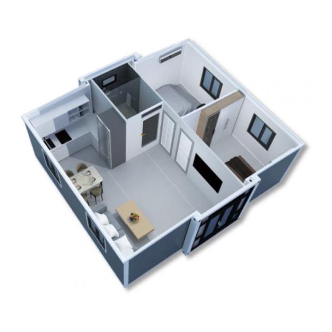 20-Foot Expandable Container House With Metal Engraving The Perfect Combination Of Durability And Style 1