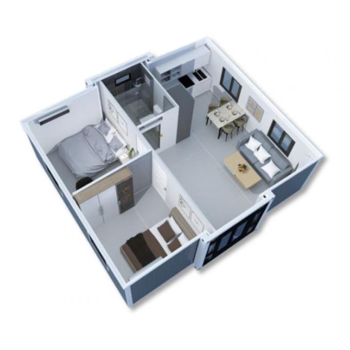 20-Foot Expandable Container House With Metal Engraving The Perfect Combination Of Durability And Style 2