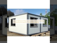 Custom Bathroom Requirement High Rise Steel Building Construction for House in Urban Rise Buildings