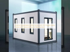 Practical Expandable Prefab Homes with 18.5 Square Meter House and Custom Bathroom Requirement