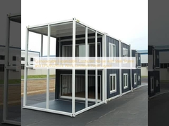 Customizable Expandable Container House with Steel Frame and EPS/PU/Rock Wool Sandwich Panel Layout