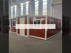 Modern Expandable Prefab Home 18.5 sqm Steel Frame Customizable