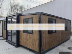 Custom Steel Prefab Folding House for Workshop Warehouse Office