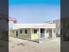 Customizable Steel Prefab Folding House with Grade 11 Wind Resistance