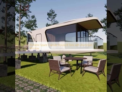 Portable Space Capsule House 8 Tons with Aluminum Window