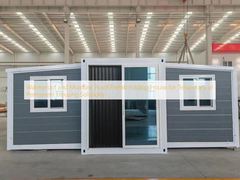 Waterproof and Moisture Proof Prefab Folding House for Temporary or Permanent Housing Solutions
