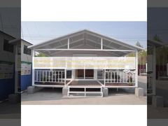 Expandable Container House with Pre-wired Electrical System Double Glazed PVC Windows for Residence Application