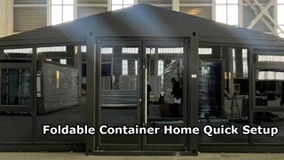 Foldable 20ft Container Home Quick Setup