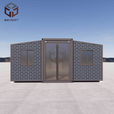 Buy 2200mm W Foldable Tiny House Container Mobile Home Hurricane Proof online manufacture