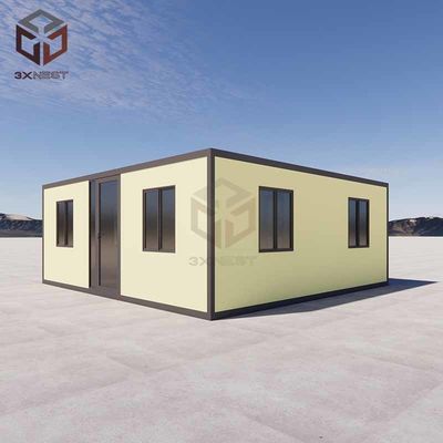 Buy 40ft Expandable Prefab Fold Out Container Homes Shelter Fast Assembly online manufacture
