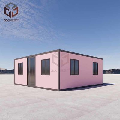Buy Prebuilt Flat Pack 20ft Expandable Container House With Ensuite PVC Floor online manufacture