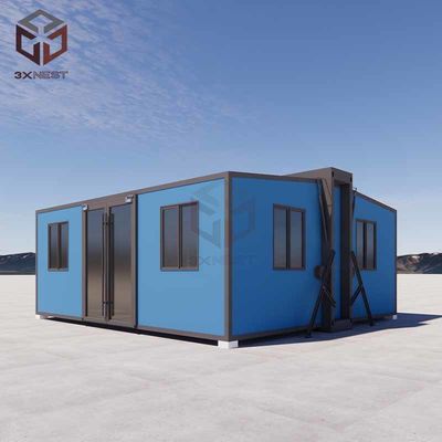 Buy Earthquake Resistant Tiny Prefab Folding House 27.5m2 2 Bedroom 1 Toilet online manufacture