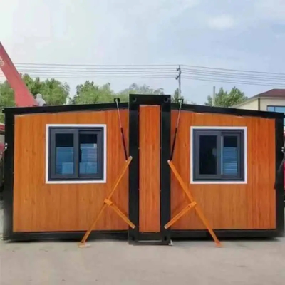 Buy 700mm Prefab Folding House with Fireproof Steel Structure online manufacture