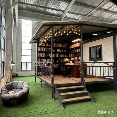 Buy Temporary Housing Solution Collapsible 20ft Container House with Canopy online manufacture