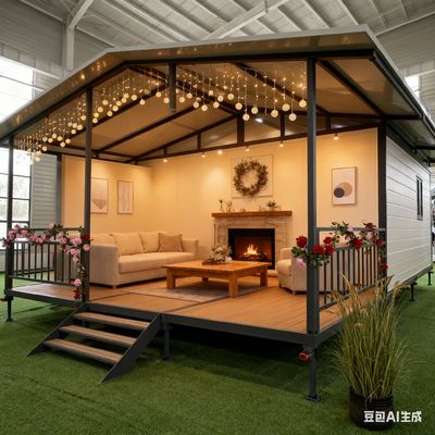 Buy Bottom Beam 2.0mm Foldable 20ft Container with Galvanized Heading Head and Fire-resistant Materials online manufacture