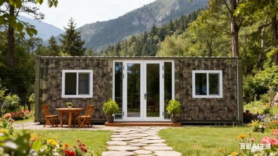 Buy 37 Square Meters Floor Area and in Expandable Double Wing Container House with Wet-Dry Separation Bathroom online manufacture