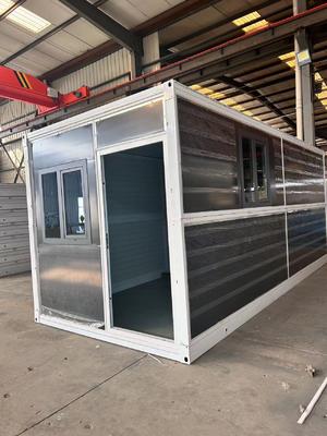 Buy Permanent Flat Pack Folding House Eco-Friendly and Structured Surface with Electrostatic Spraying White online manufacture