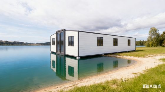 Buy 40ft Expandable Container Home with 72㎡ Floor Area 4.6 Tons Net Weight and 3-6 People Accommodation online manufacture