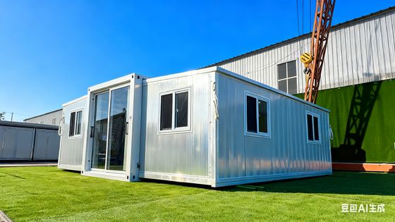 Buy Foldable 20ft Container with 80*100*2.5mm Square Tube Bottom Side Beam and L5900*W2220*H2480mm Folded Size online manufacture