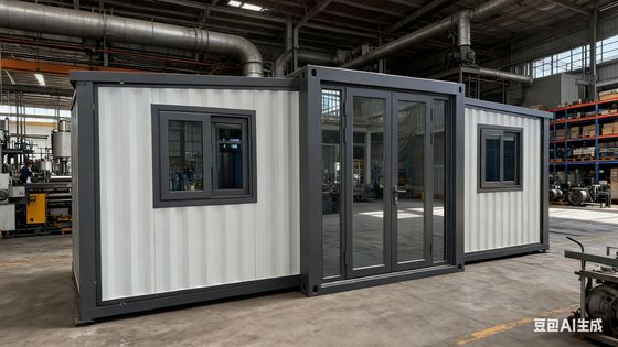 Buy Customizable Luxury Foldable 20ft Container with 2.0mm Top Beam and 0.60KN/M² Wind Resistance online manufacture