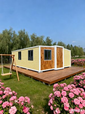 Buy Expandable Prefab Homes with 2 KN/m2 Floor Loading Suitable for 2-4 People and 12KW Power Consumption online manufacture