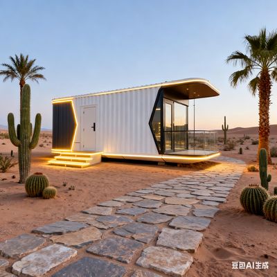 Buy Space Capsule House with L8560 * W3460 * H3400 Dimensions for 2 People Accommodation and 7 Tons Net Weight online manufacture