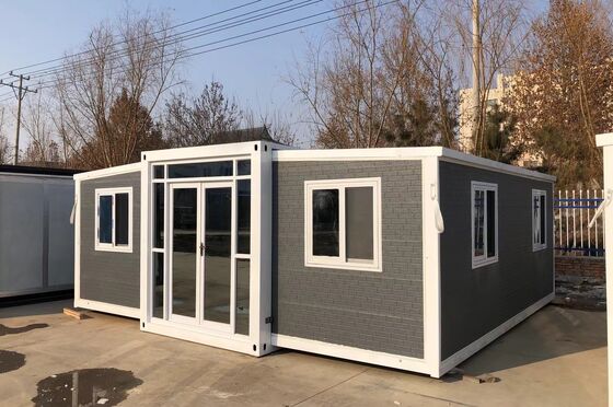 Buy Foldable 20ft Container with Galvanized Light Steel Frame 1,172 Cubic Feet Capacity and Wet-Dry Separation Bathroom Ideal for Prefab Tiny Homes online manufacture