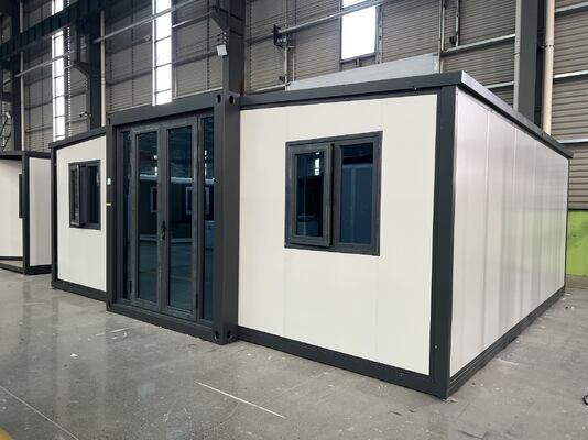 Buy Fully Galvanized Foldable 20ft Container with 37 Square Meters Floor Area and Over 20 Years Life Span online manufacture