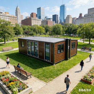 Buy Prefab Folding House with Grade 8 Earthquake Resistance 27.5 Square Meters Floor Area and Folded Size L5900 W700 H2480mm online manufacture