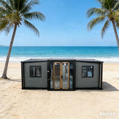 buy Fully Galvanized Foldable 20ft Container with 75mm EPS Sandwich Panels and More Than 30 Years Life Span online manufacture