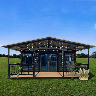 40ft Expandable Container Home with Fully Galvanized Steel Frame 72m² Living Space and Circuit Breaker System