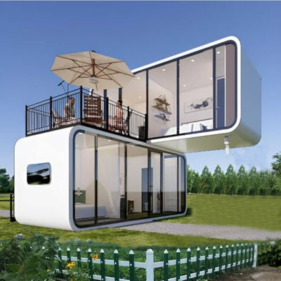 6m Apple Capsule House Cabin Container Galvanized Steel Structure