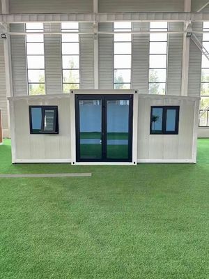 40ft Expandable Container Home with Customizable Interior Design T65mm EPS Color Steel Plate and 32A Leakage Protector Circuit Breaker System