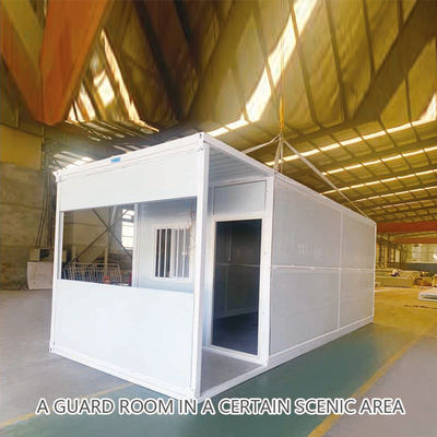 Eco Friendly Prefab Small Folding House Caravan Container Weatherproof