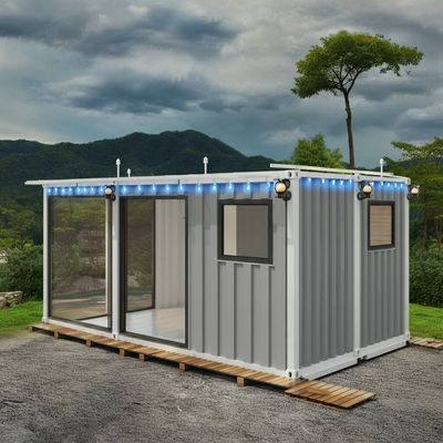 Anti Corrosive Converted Prefabricated Container House Modular Home 20ft