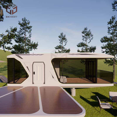 12KW Modern Space Capsule House Prefab Outdoor Office Pod Customized