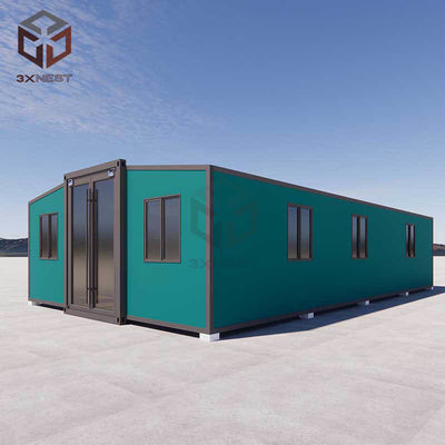 72m2 SPC Flooring Luxury Expandable House Container Fireproof Panel And Pipes