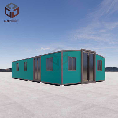 40ft Expandable Container Home with 18mm Floor Thickness Two Rooms and 72m² Floor Area Modular Living Space