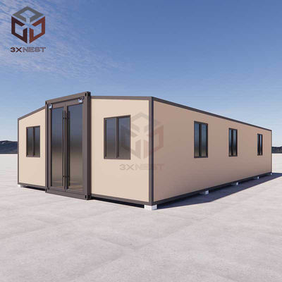 Fireproof 40ft Expandable Container Home Modular House With Terrace