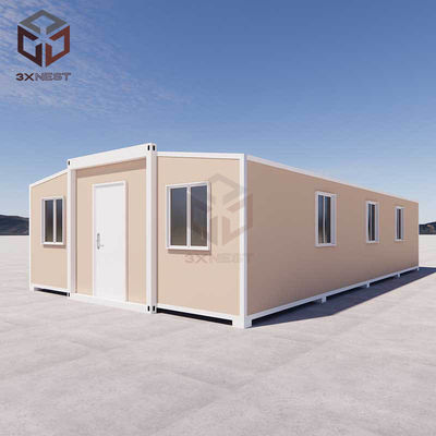 Prefabricated 40FT Expandable Container Home Manufactured Scratch Resistant