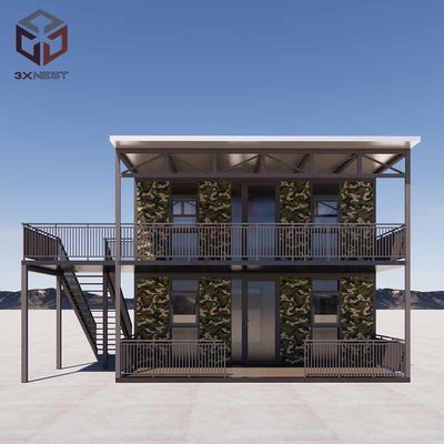 Customizable Interior Design 40ft Expandable Container Home with Two Rooms 20-30 Years of Durability