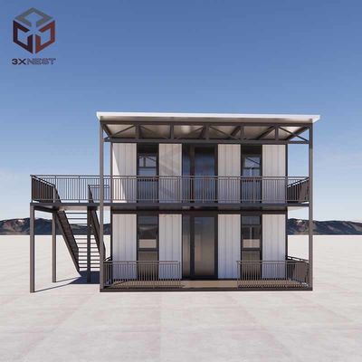 Expandable Flat Pack Folding House Container Homes Double Layer