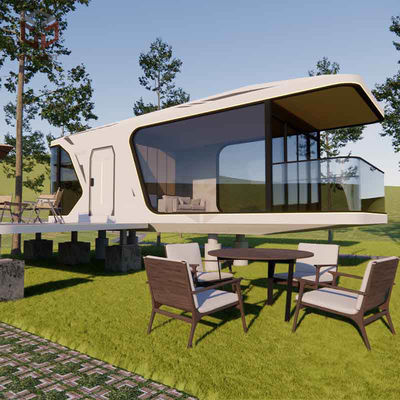 8.5m Prefabricated Office Pod Capsule Container House Wirh Intelligent Lighting System