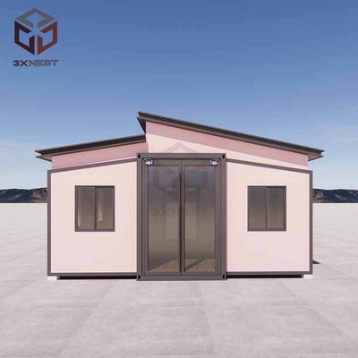 Prebuilt Flat Pack Modular Buildings Prefab Expandable House Customized