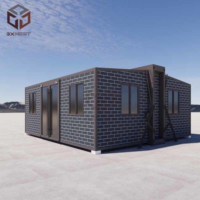 50mm EPS Roof Prefab Collapsible Tiny House Container With Sandwich Panel