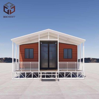 Insulated Collapsible Foldable 20ft Container House Steel Structure