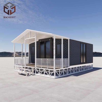 Double Wing Container House with Balcony Innovative and Sustainable Housing Solution