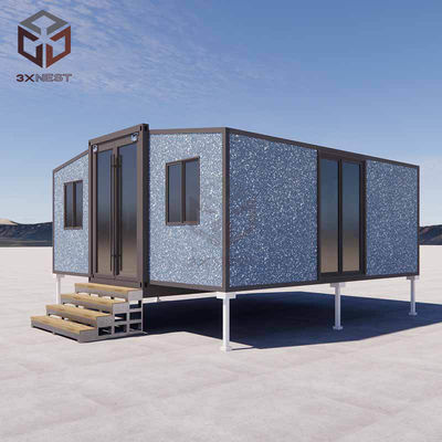20ft Prefabricated Container Foldable House Wind Resistance Customized