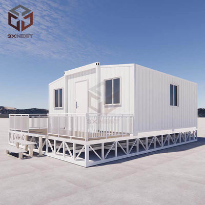 Disassembled Collapsible Container House Fold Out Homes Recyclable Materials