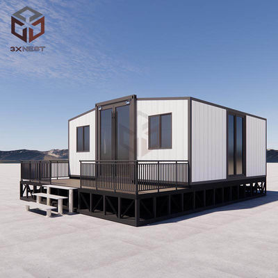 Adjustable Foldable 20ft Container Prefab Homes Customized